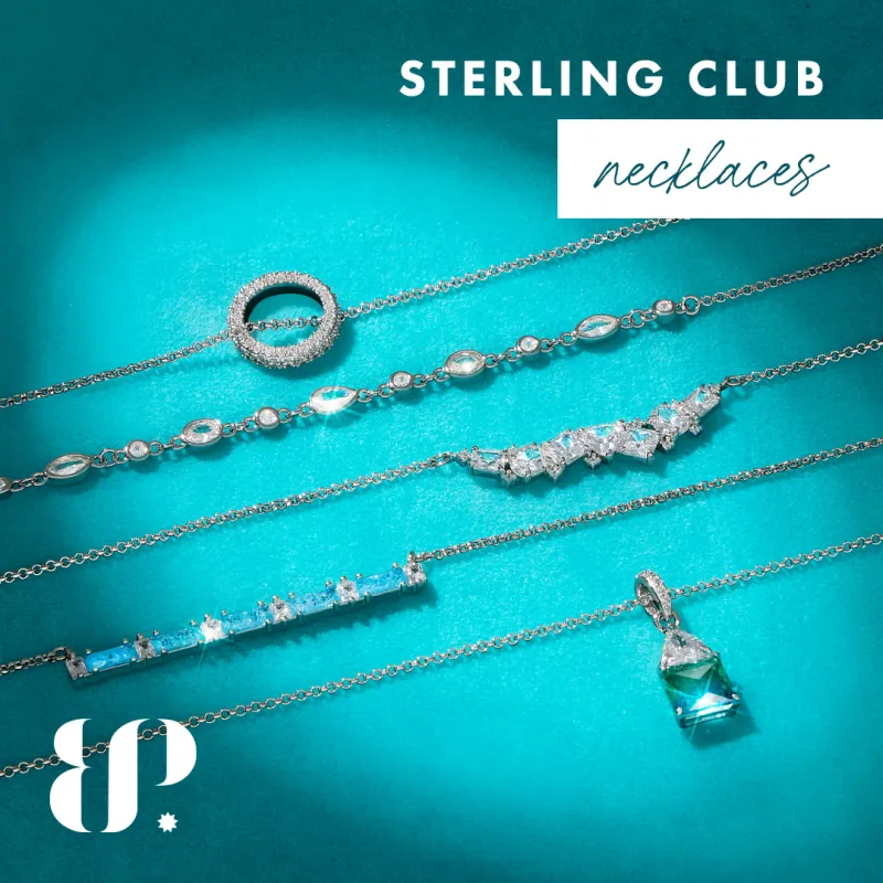 Sterling Club Necklace